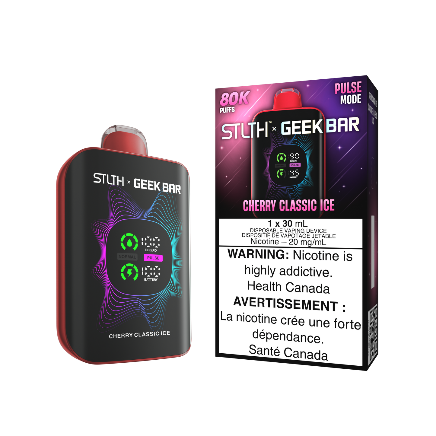STLTH x GEEK BAR - Cherry Classic Ice