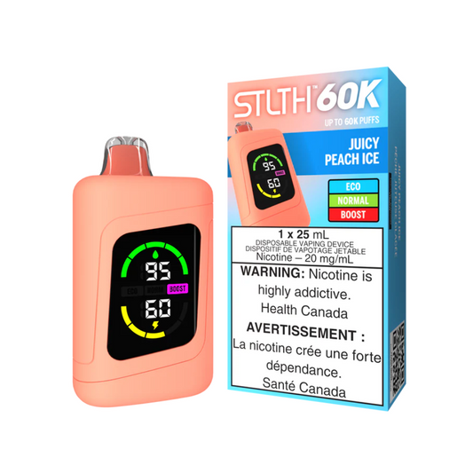 STLTH 60K - Juicy Peach Ice