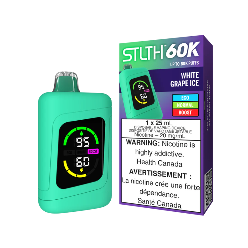 STLTH 60K - White Grape Ice